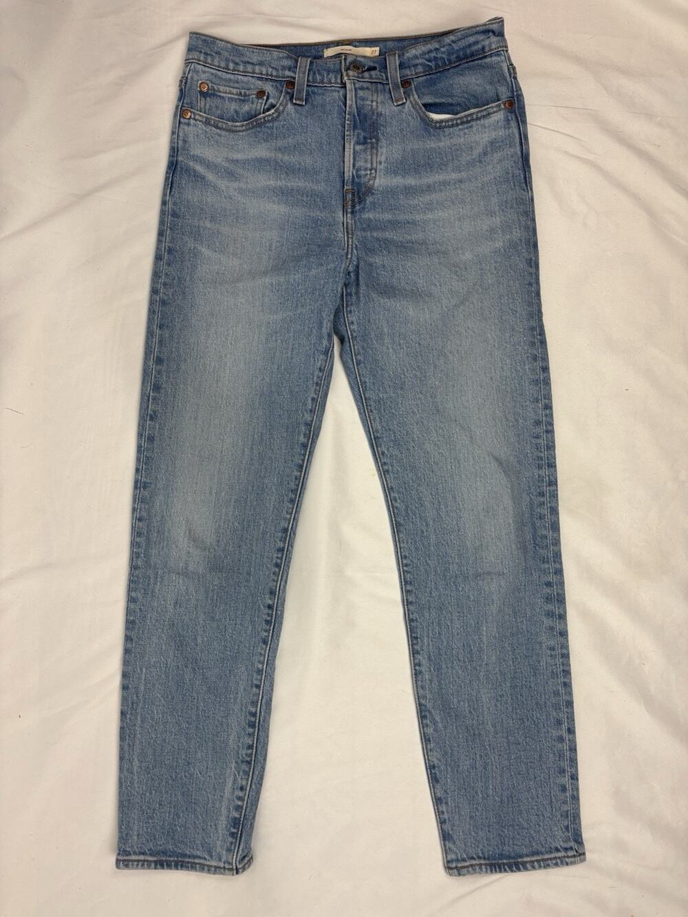 Levi's Wedgie Fit Ankle Women's Jeans Size 27 Medium Wash High Rise